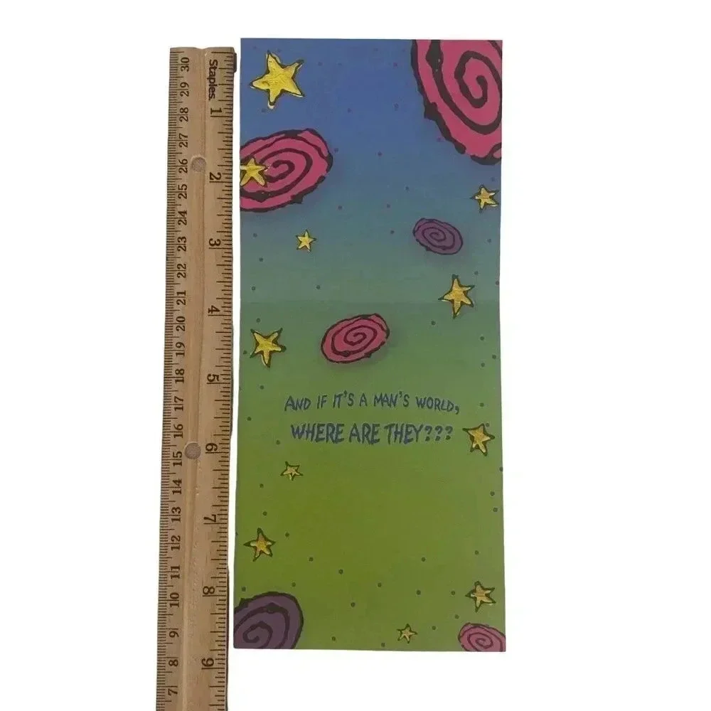 FRIENDSHIP Funny Brunette Girl Greeting Cards VTG Leanin' Tree‎ Lori Wiseman NOS